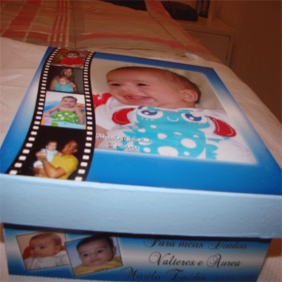 Caixa personalizada para batizado