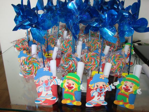 Porta treco do patati patata com doces em EVA