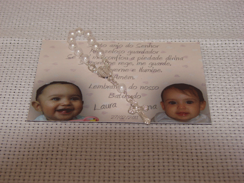 Imã personalizado com mini terço