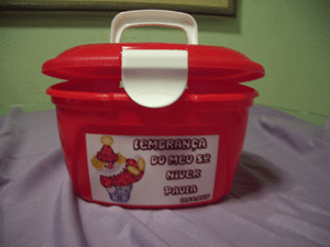 Maleta  oval personalizada ( vazia)