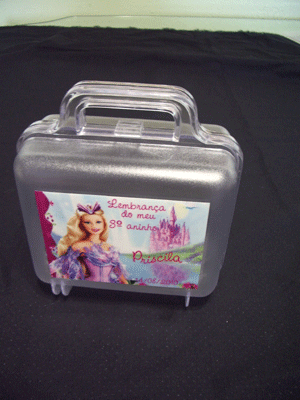 Maleta em acrilico cristal
