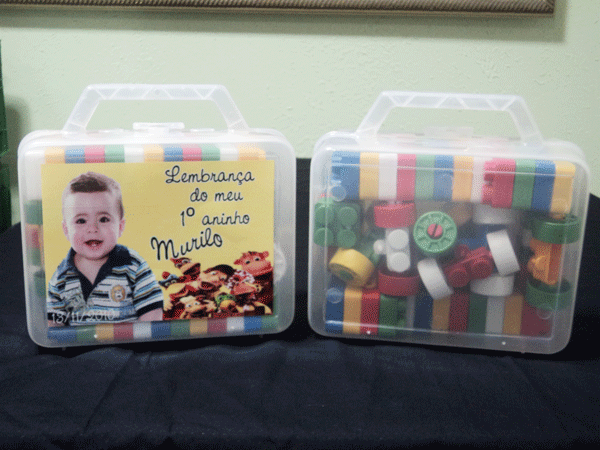 Maleta de lego personalizada